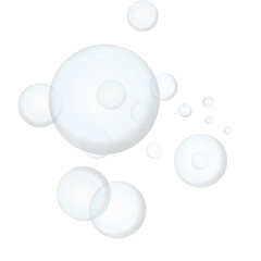 some bubbles without background