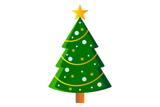 christmas tree vector,  png background, Transparent image