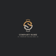Yin and Yang Horses S-Shaped Logo