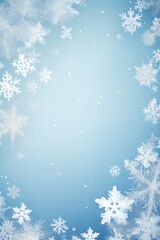 Fototapeta na wymiar Merry Christmas Snowflake Card Design
