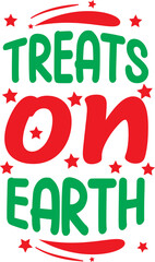 Fototapeta premium treats on earth | Christmas Design | Merry Christmas 2023