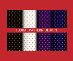 floral pattern design template