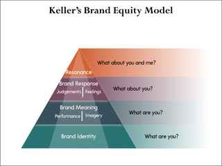 Brand Equity Model. Infographic template with icons