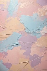 Abstract background of an old wall with weathered antique paint in pastel shades with Generative AI technology