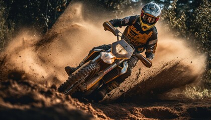 Photo of a Thrilling Ride Through the Dusty Terrain