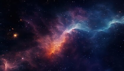 Photo of a Colorful Space Filled With Stars and Dust