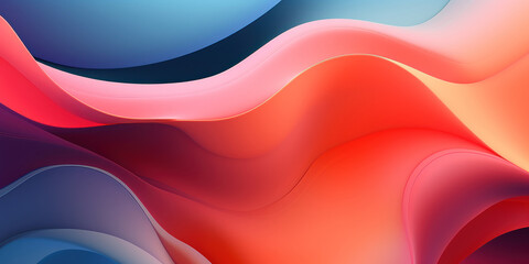 Fototapeta premium Soothing abstract background with a harmonious blend of forms.