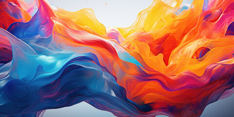 Dynamic 3D extrusion showcasing a vibrant abstract pattern.