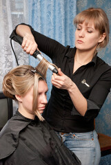 Fototapeta premium Hair styling