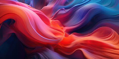 Dynamic 3D extrusion showcasing a vibrant abstract pattern.