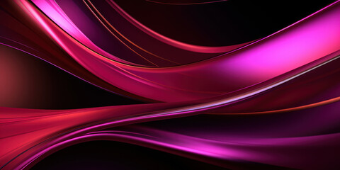 Metallic pink curves intertwine in a close-up abstract.