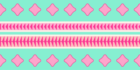 cute anime seamless pattern