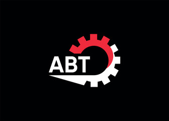 ABT initial monogram for automotive gear logo