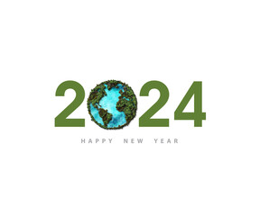 3D rendering of the green forest, Island, Sea, Tourism, and Nature concept can be used for Earth Day or Environment Day, World Forestry Day, Eco-friendly, Save nature, the environment, World Forestry 