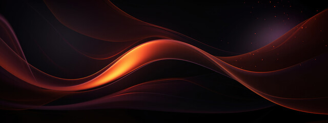 Obraz premium Abstract waves in a mesmerizing dance of color and light.