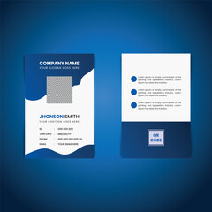 vector abstract id cards template concept