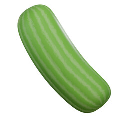 Cucumber 3D Illustration