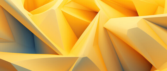 Soft geometric curves in light yellow, creating a smooth.