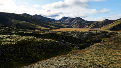 landmannalaugar in the icelandic highlands