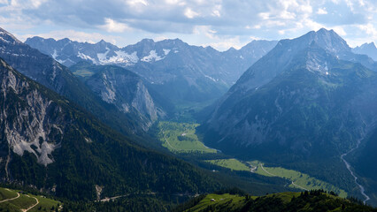 view of the Ahornboden in the Karwendel mountains