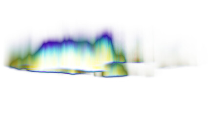 Northern lights fluid blurred shapes, transparent aurora borealis lights.