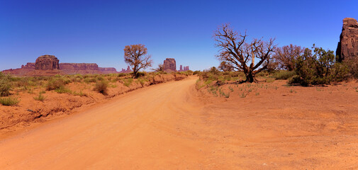 Monument Valley, desert and landscape (Arizona)