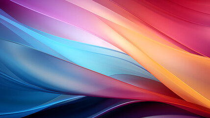 Fototapeta premium Colorful abstract gradient glowing stripes and structures