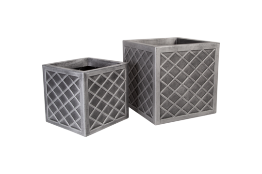 metal box isolated on transparent background