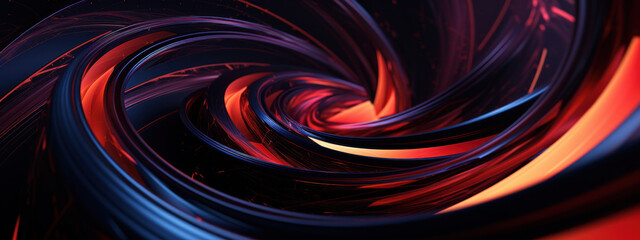 Mesmerizing 3D circular extrusion.