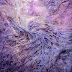 Obraz premium Lavender and silver threads weaving a tapestry of dreams