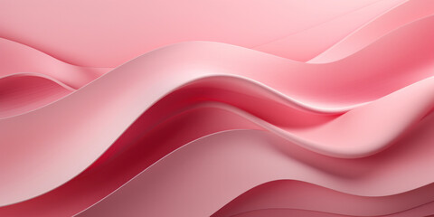 Softly undulating pink paper textures.