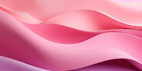 Softly undulating pink paper textures.
