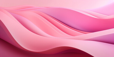 Obraz premium Softly undulating pink paper textures.