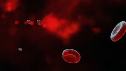 Naklejka premium Blood cells