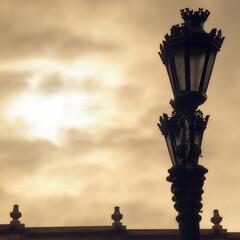 vintage street lamp