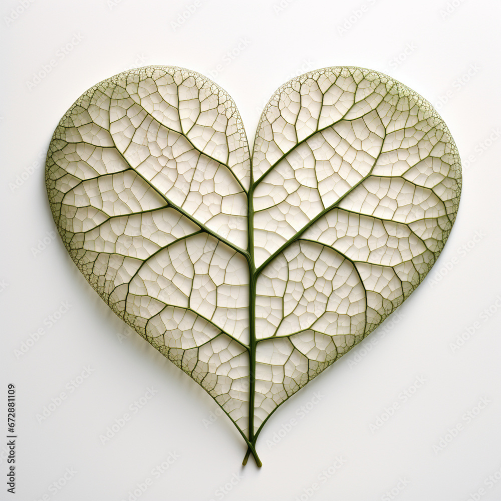 Wall mural leaf texture close-up the intricate beauty of nature: close-up textures and patterns in leaves