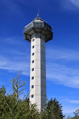 Blick auf den Hochheideturm auf dem Ettelsberg oberhalb von Willingen	