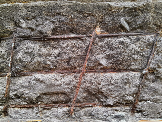 Close up of a surface concrete wall texture