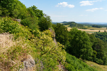 Der Staffelberg bei Bad Staffelstein, Landkreis Lichtenfels, Oberfranken, Franken, Bayern,...