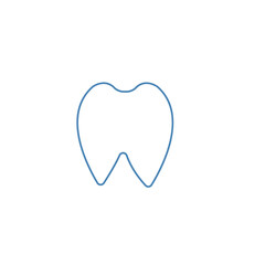 Tooth concept line icon. Simple element illustration.Tooth concept outline symbol design.