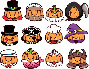 The theme of this icon set is Halloween.