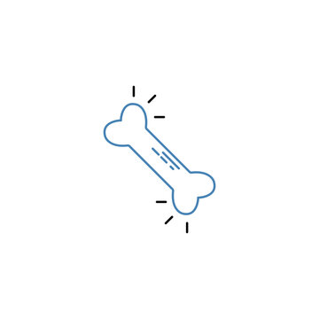 recommend clip art: Bones concept line icon. Simple element illustration.Bones concept outline symbol design.