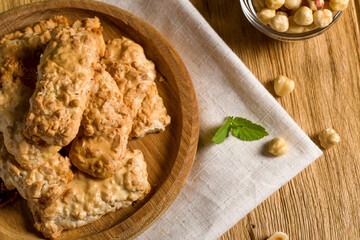 Cookies with hazelnuts