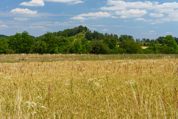 Der Staffelberg bei Bad Staffelstein, Landkreis Lichtenfels, Oberfranken, Franken, Bayern, Deutschland