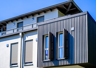 Fototapeta premium facade of a house in austria