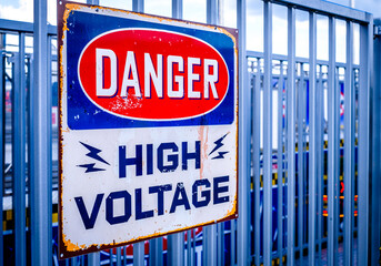 danger sign - high voltage sign