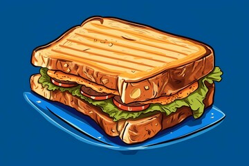 sandwiches, toasts, breakfast image, fast food, delicious pictures