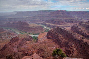 Deadhorse Point State Park vista into Canyonlands National Park