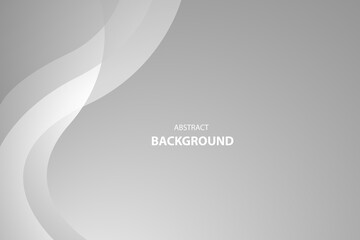 Abstract Geometric modern white and gray color background for template design. Vector illustration