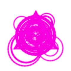 Esoteric Geometric Symbol. Magic circle sign.